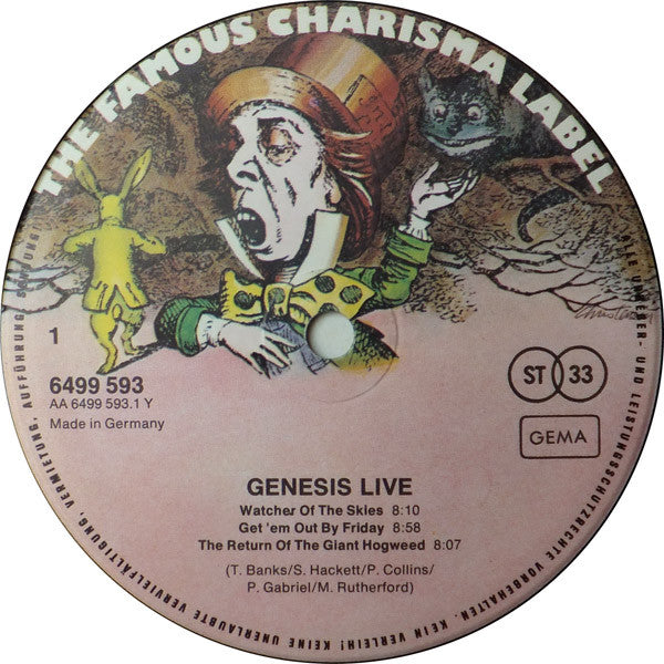 Genesis : Live (LP, Album, RP)