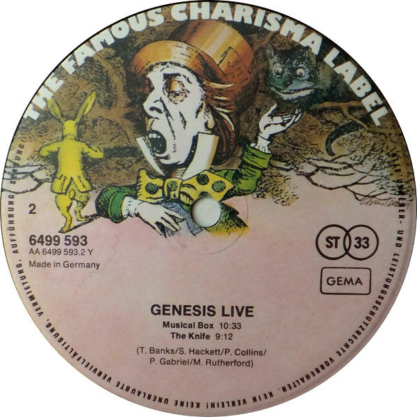 Genesis : Live (LP, Album, RP)