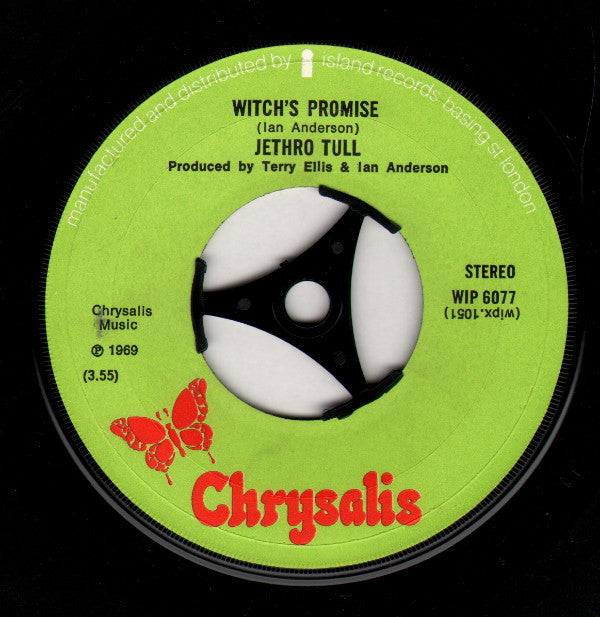 Jethro Tull : Witch's Promise / Teacher (7", Single)