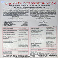 Various : Maria Im Lob Der Jahrtausende (LP)