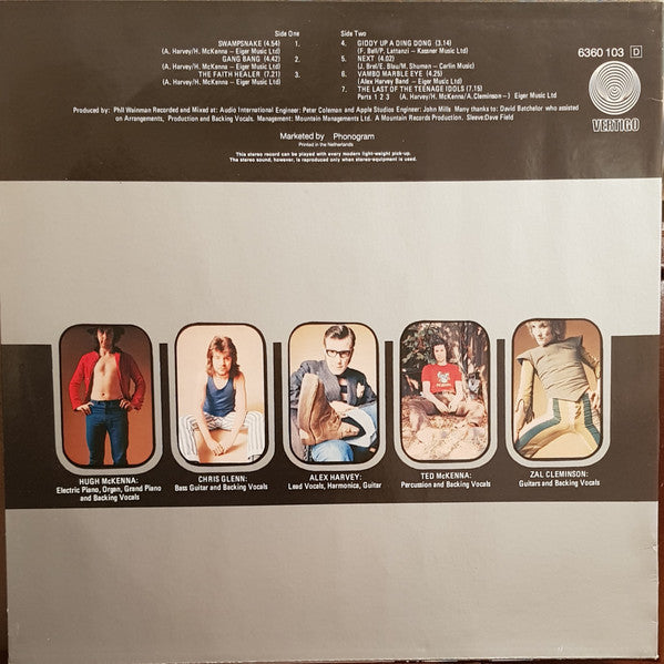 The Sensational Alex Harvey Band : Next ... (LP, Album, RE)