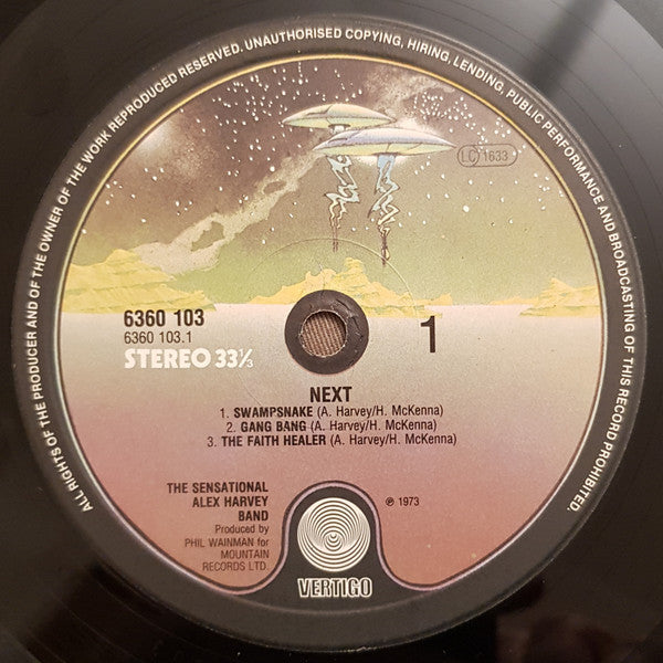 The Sensational Alex Harvey Band : Next ... (LP, Album, RE)