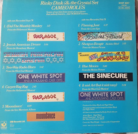 Rinky Dink & The Crystal Set : Cameo Roles (LP)
