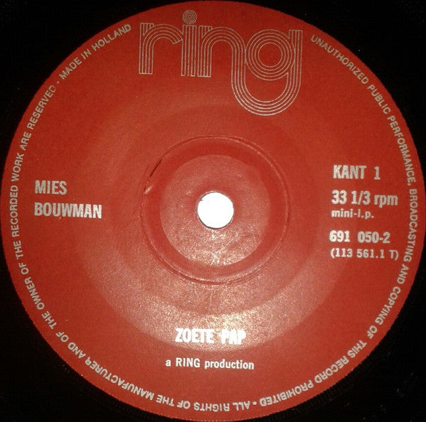 Mies Bouwman : Voorvertelplaat Door Mies Bouwman 2 (7", MiniAlbum)