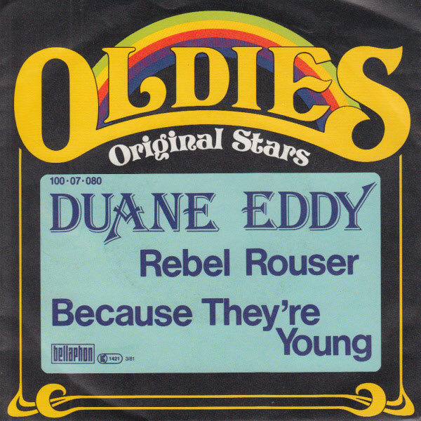 Duane Eddy : Rebel Rouser / Because They're Young (7", Single)