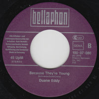 Duane Eddy : Rebel Rouser / Because They're Young (7", Single)