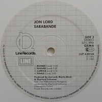 Jon Lord : Sarabande (LP, Album, RE, Whi)