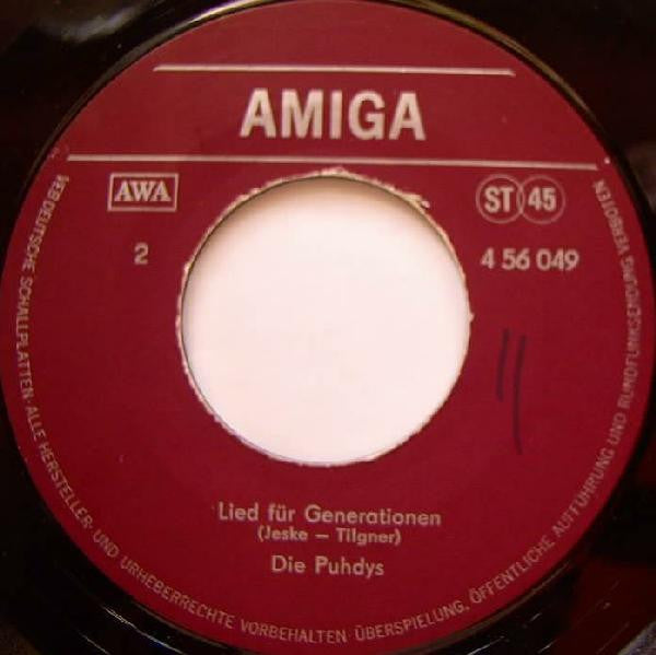 Puhdys : Wie Ein Pfeil / Lied Für Generationen (7", Single)