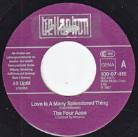 The Four Aces : Love Is A Many Splendoured Thing / Three Coins In A Fountain (7", Single)