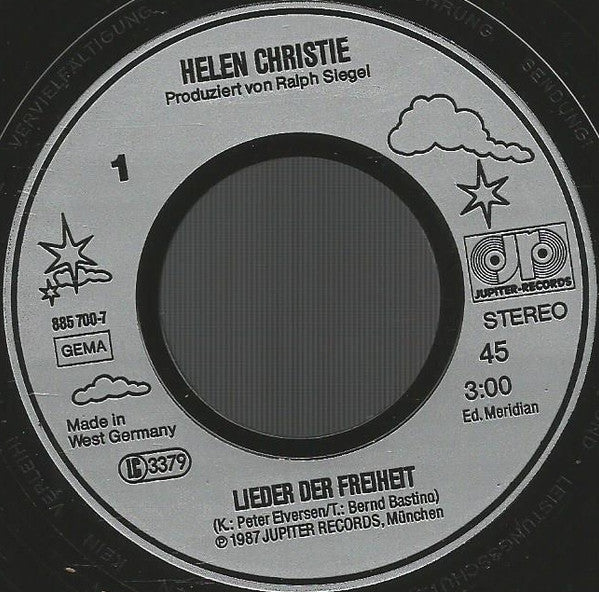 Helen Christie : Lieder Der Freiheit (7", Single)