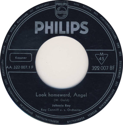 Johnnie Ray : Look Homeward, Angel / You Don’t Owe Me A Thing (7", Single)