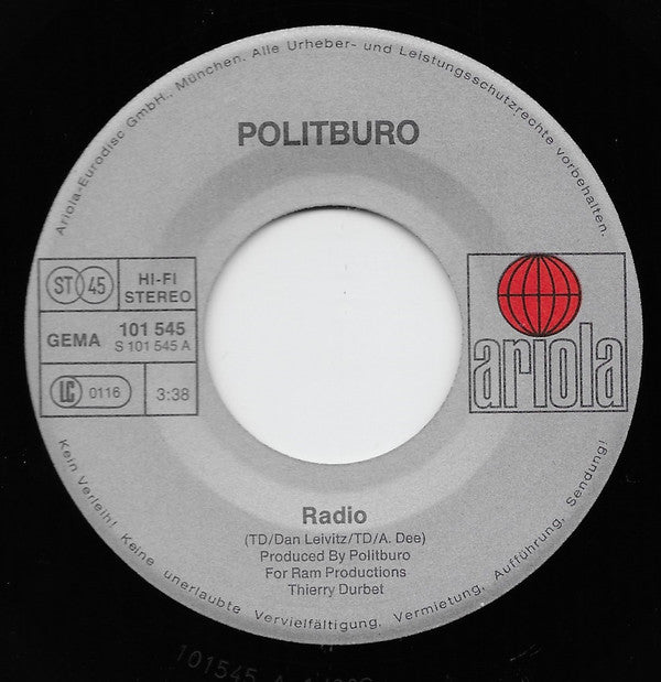 Politburo (3) : Radio (7", Single)