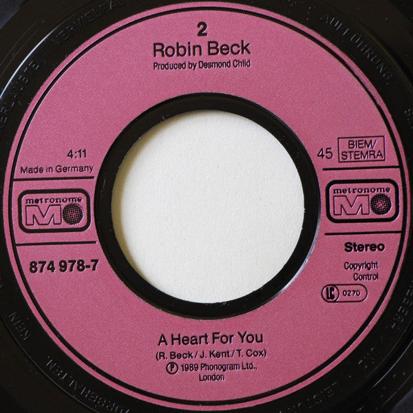 Robin Beck : Tears In The Rain (7", Single)