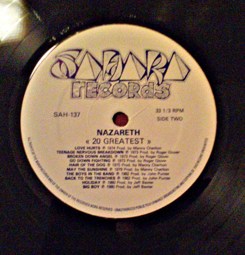 Nazareth (2) : 20 Greatest (LP, Comp)