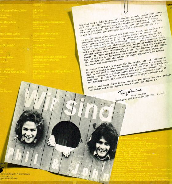 Phil & John : Hello...Phil Und John! (LP, Album, Club)