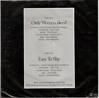 Julie Covington : Only Women Bleed (7", Single)