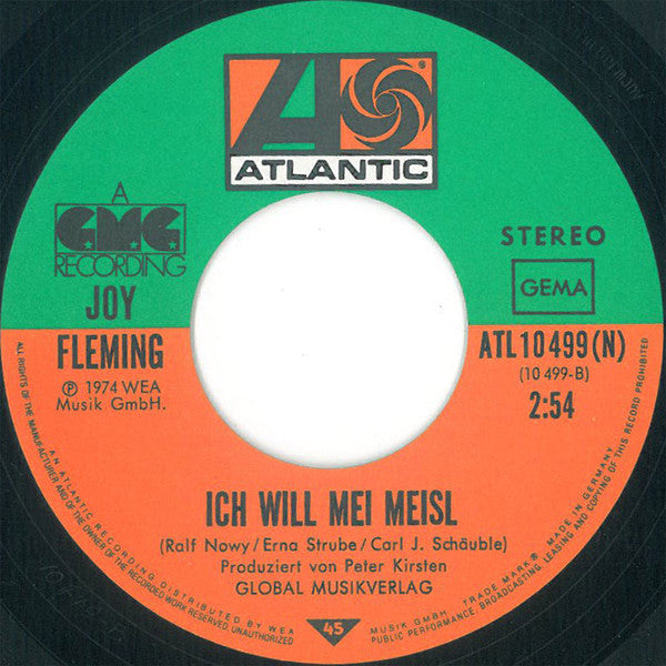 Joy Fleming : Kall, Oh Kall (7", Single)
