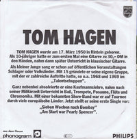 Tom Hagen (5) : Sieben Wochen Nach Bombay (7", Single)