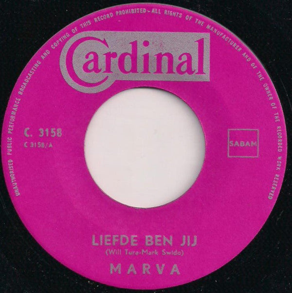 Marva : Liefde Ben Jij (7", Single)
