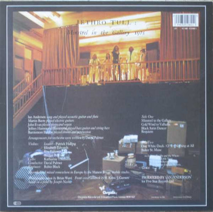 Jethro Tull : Minstrel In The Gallery (LP, Album, RE)