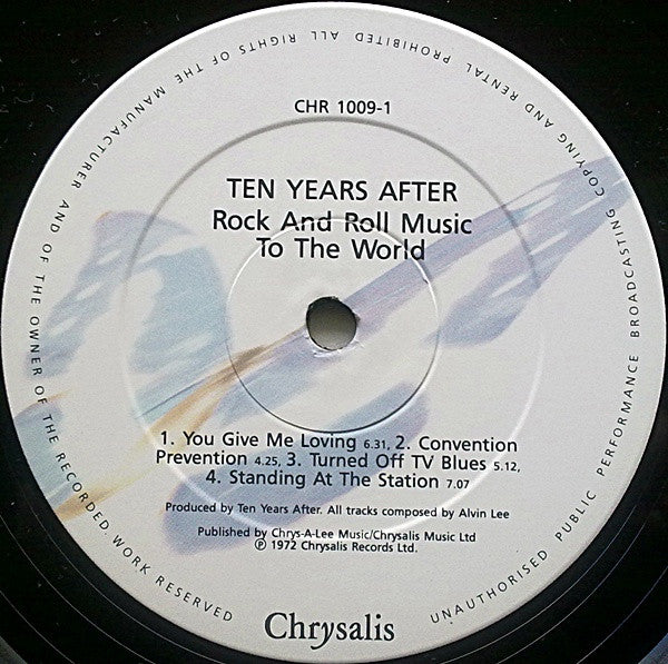 Ten Years After : Rock & Roll Music To The World (LP, Album, RE, Gat)