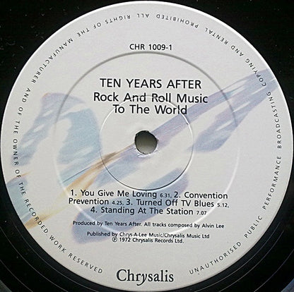Ten Years After : Rock & Roll Music To The World (LP, Album, RE, Gat)