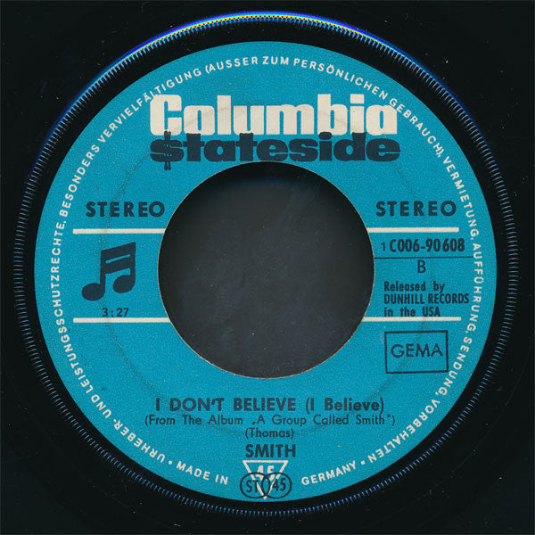 Smith (3) : Baby It's You (7", Single)