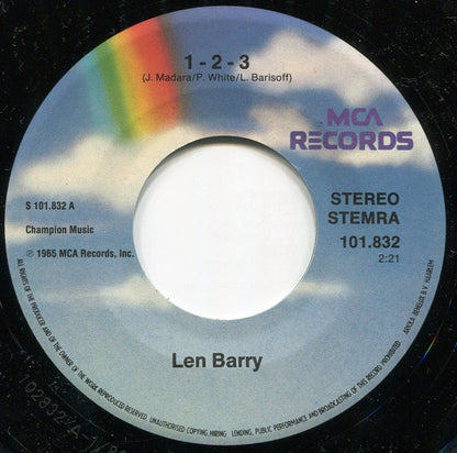 Len Barry : 1-2-3 / Like A Baby (7")