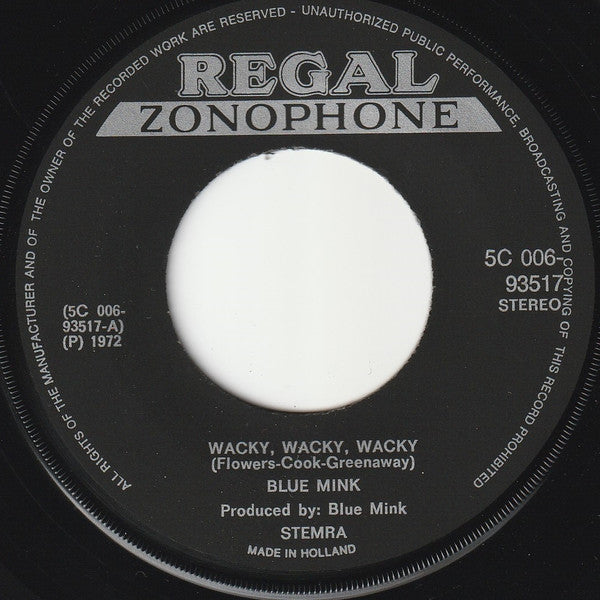 Blue Mink : Wacky, Wacky, Wacky (7", Single)