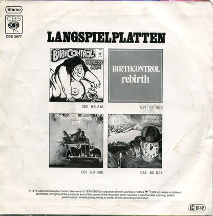 Birth Control : Gamma Ray Part 1+2 (7", Single, RP, Red)