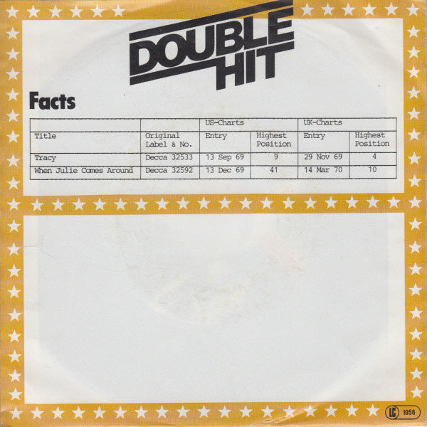 The Cuff Links : Tracy / When Julie Comes Around (7", Single)