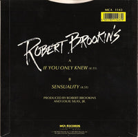 Robert Brookins : If You Only Knew (7", Single)