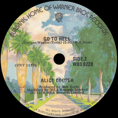 Alice Cooper (2) : I Never Cry  (7", Single)