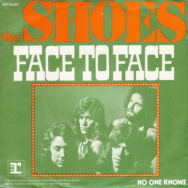 The Shoes : Face To Face (7", Single)