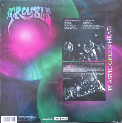 Trouble (5) : Plastic Green Head (LP, Album, RE, Gre)