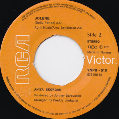 Anita Skorgan : Think Of Me Forever / Jolene (7", Single)