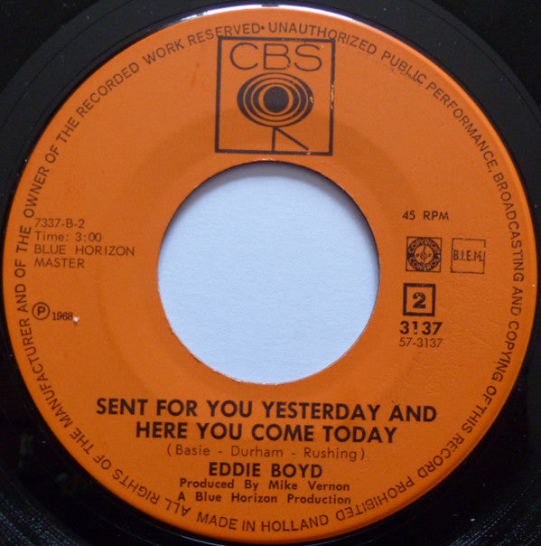 Eddie Boyd : The Big Boat (7", Single)