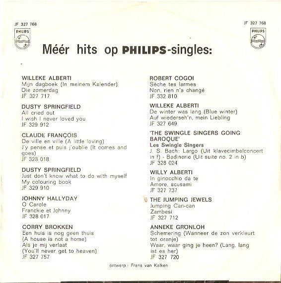 Willy & Willeke Alberti : Altijd (Se Saprai) / Italiano (7", Single, Mono)