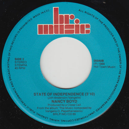 Nancy Boyd : Working My Way Back To You (Don't You Worry 'Bout Me) (7", Single)