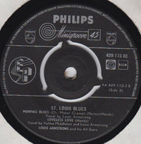Louis Armstrong And His All-Stars : St. Louis Blues (7", EP, Mono)