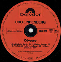 Udo Lindenberg Und Das Panikorchester : Odyssee (LP, Album, Inj)