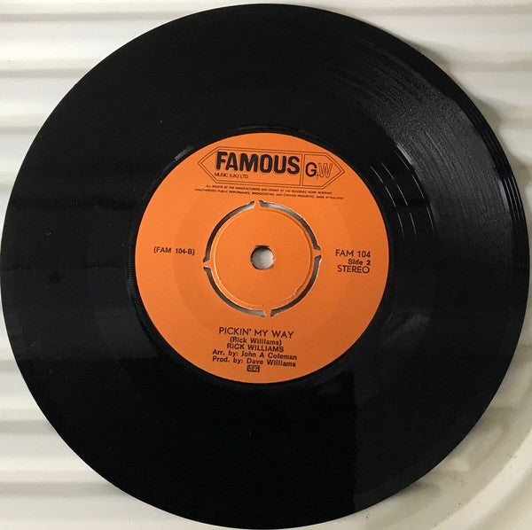 Rick Williams (5) : Cut Across Shortie (7", Single)