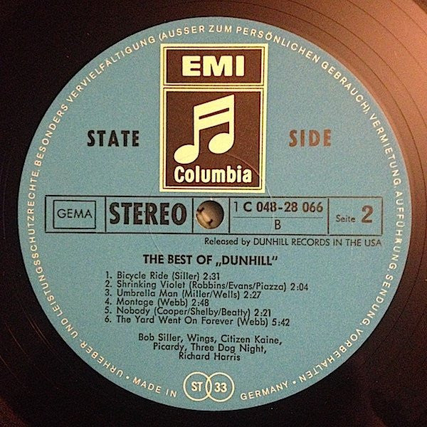 Various : The Best Of "Dunhill" (LP, Comp)