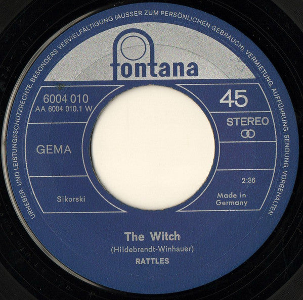 Rattles* : The Witch (7", Single)