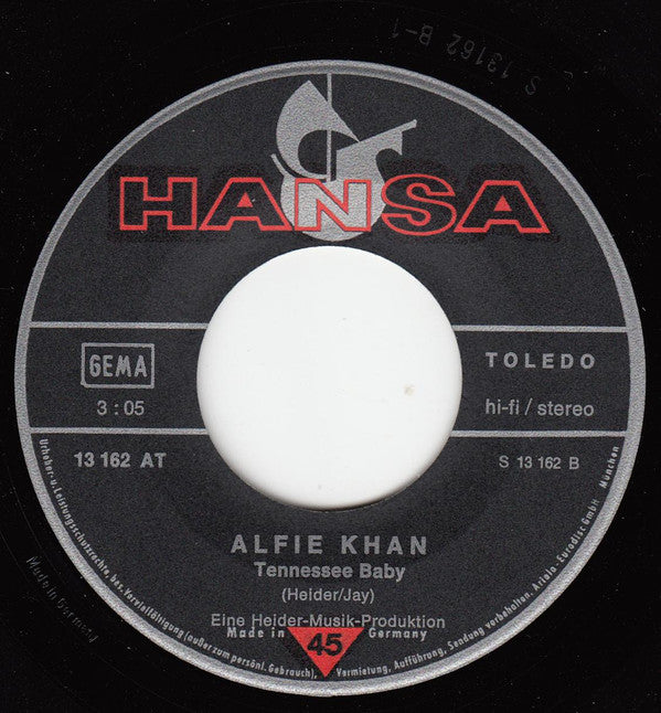 Alfie Khan : Das Werden Schöne Tage (7", Single)
