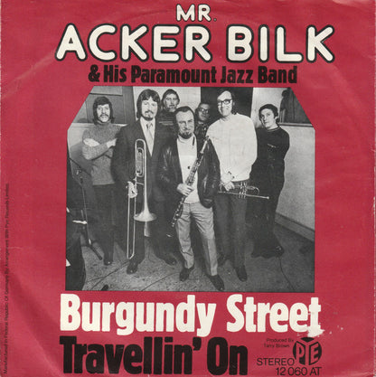 Acker Bilk And His Paramount Jazz Band : Burgundy Street (7", Single)