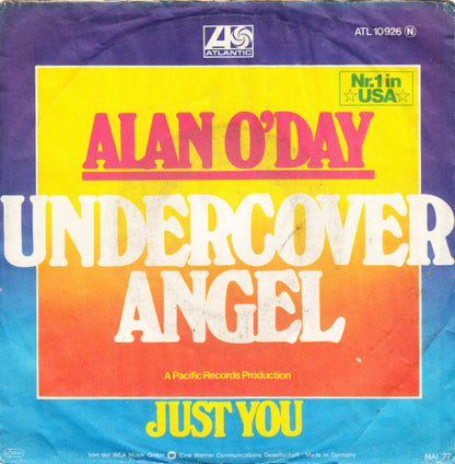 Alan O'Day : Undercover Angel (7", Single)