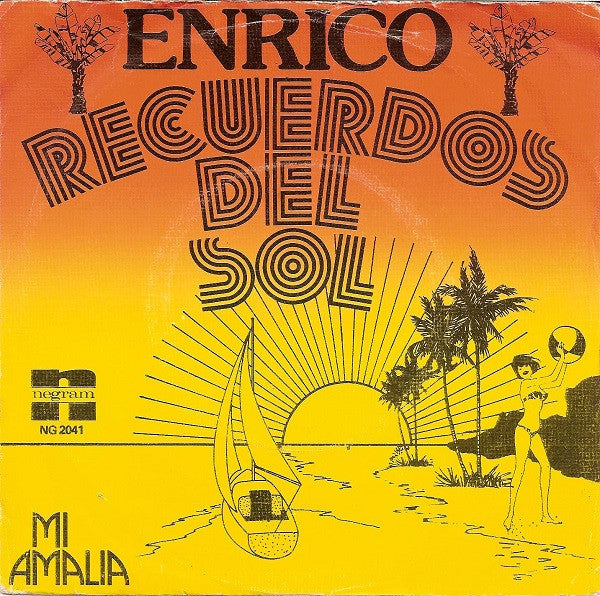 Enrico Grevin : Recuerdos Del Sol (Summer Romance) (7", Single)