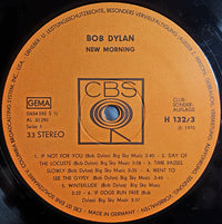 Bob Dylan : New Morning (LP, Album, Club, RE)