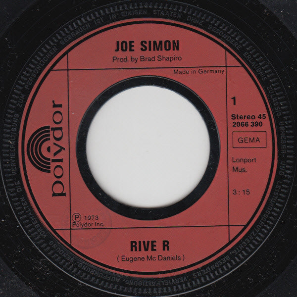 Joe Simon : River (7")